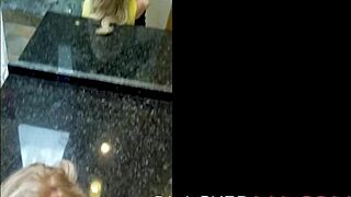 60yo Nina Hartley Settles Debt with Black Dude