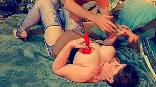 Granny Carmen Enjoys Intense Lick and Hardcore Missionary Fuck with Big Tits