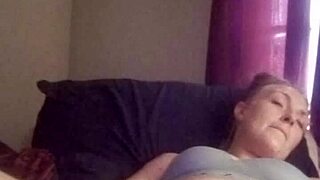 horny snow bunny plays with toys on her shaved pussy