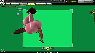 Big Ass Bounces on Monster Cock!