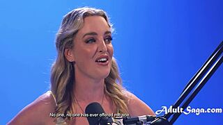 Australian blonde babe Charlie Forde in sexy solo sensation, showing off her charms