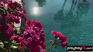 Naked Ebony Milf Ana Foxxx Fingering Her Hairy Black Pussy Under The Water