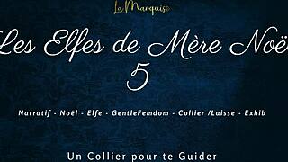 les elfes de m�re no�l 5 french femdom dirty talk with leash