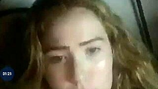 Sexy Blonde Girl With Her Friends