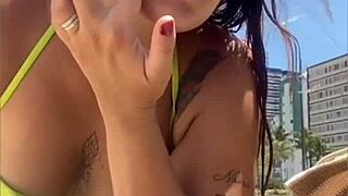 casada, you're flashing on the beach!