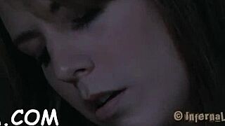 magnificent blonde slave masturbates with toys on cam