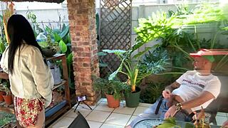 I was mutual masturbating outdoor with my stepsis, it was so hot and close up