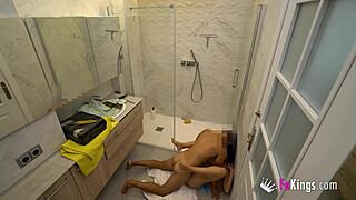 haix traps plumber and fucks him bent over doggystyle for us to see