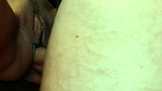 Horny Stepsister Teases with Big Meaty Pussy Close-Up