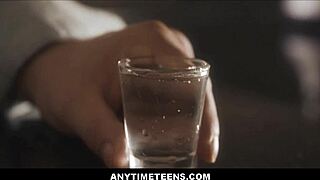 tiny asian teen paisley paige feels emotional debt relief with peter green