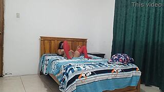 My stepmother in lingerie gets me aching for wild sex with her big vagina.