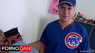 Cubs fans celebrate victory with a hot double fuck featuring Cecilia 😏