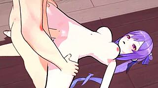 Keqing intense sex at love hotel genshin impact hentai