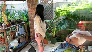 I was mutual masturbating outdoor with my stepsis, it was so hot and close up