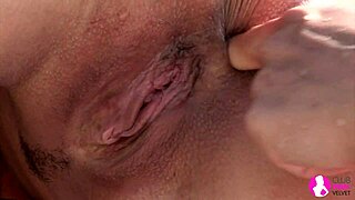 Hot Wet Lesbian Babes Tribbing in Bikini Outdoors