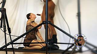 ella's sloppy bbc blowjob in season 4 bts?