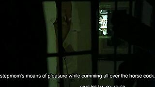 Step Mom's Private Time With Dildo Gets Caught