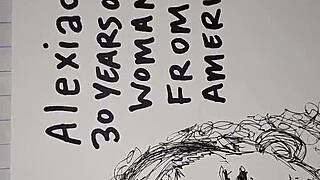 How to finish a tit sketch with cum?