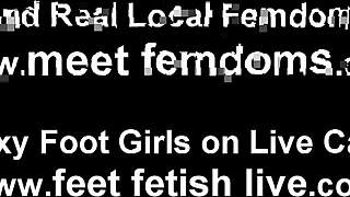 Jerk your cock to our perfect little 18+ feet licking and sucking