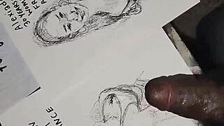 How to finish a tit sketch with cum?