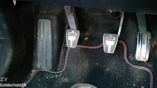 Mature Woman Pumps In Birkenstocks With Nylon Feet