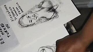 How to finish a tit sketch with cum?