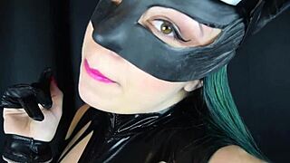 Catwoman Intensely Milks Your Cock in Superhero vs Villain Cosplay Domination