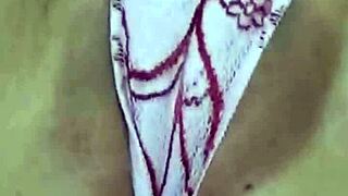 Incredible milf masturbating and moaning as she puts her dildos deep inside