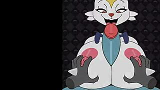 female cinderace - beatbanger with titty fuck and big tits