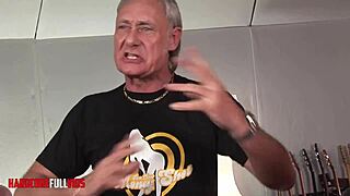 Gorgeous brunette in pantyhose gets ass to mouth and facial from two guys