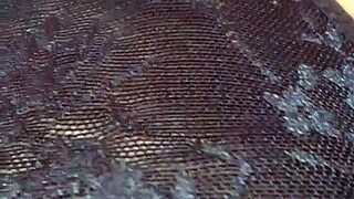 Gretala Flashes in Transparent Thong While Pregnant