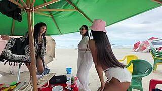 Hey, Ted guarantees hot women on this beach holiday with Maya Hyuga!