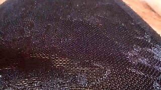 Gretala Flashes in Transparent Thong While Pregnant