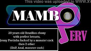 Jenny Pretinha, Brazilian Ebony, Rides Monster Cock Deep