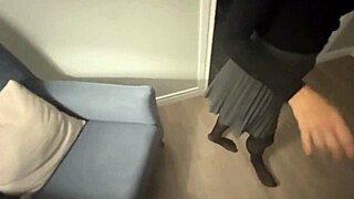 Foot massage turns into penis worship and intense fucking 😏