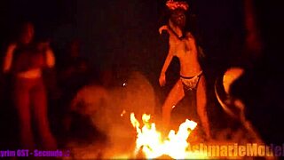 Slut Majick Topless in Public Cemetery!