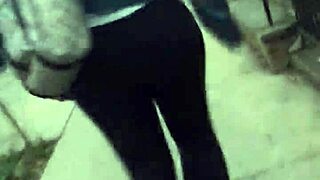 Short girl flaunts massive phat ass boldly