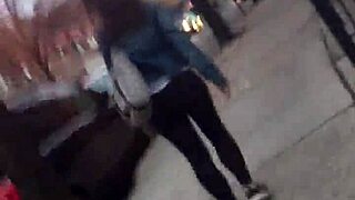 Short girl flaunts massive phat ass boldly