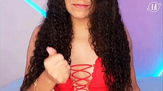 Latina Gives Jerk Off Instructions In Spanish