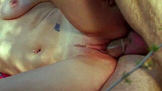 passionate gay pornstar cums in her wet tight pussy