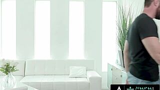 Can Ebony Masseuse Jenna Foxx Deliver Ultimate Nuru Massage Satisfaction to Her Client?