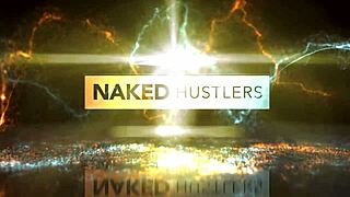 Curly haired latina college girl sucking black dick in public for fun