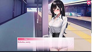 Sweet secretary casually wants boss's creampie in anime game.