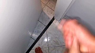 my cock couldn't resist the friend in shower with moans and jerk for big ass