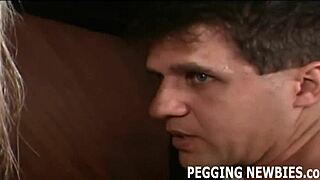 Femdom strapon anal domination