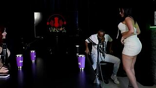 I moan freely while riding the black guy.