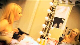 uhh, me and breanne benson... i mean, lexi belle too, goin’ wild with lesbian strapon fun