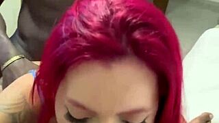 he brings friends to fuck his slut with two black cocks