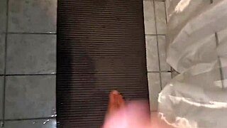 my cock couldn't resist the friend in shower with moans and jerk for big ass