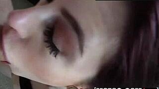 Tattooed cutie has morning anal sex with monster cock spanking